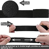 Vista 5 de BQTQ 84 rollos de vendaje autoadhesivo de 1 pulgada x 5 yardas, cinta elástica atlética autoadhesiva deportiva negra para muñeca, tobillo