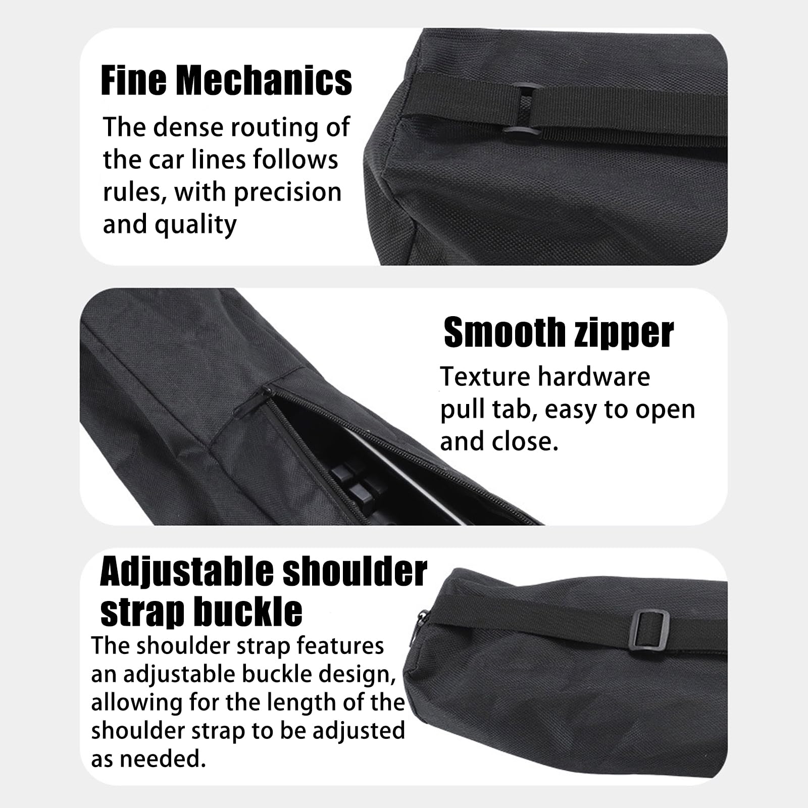 Borsa Porta Attrezzi Barbecue,Tessuto Oxford con Tracolla Regolabile Accessori per Barbecue Borsa Trasporto per Attrezzi per Barbecue Campeggio Escursionismo