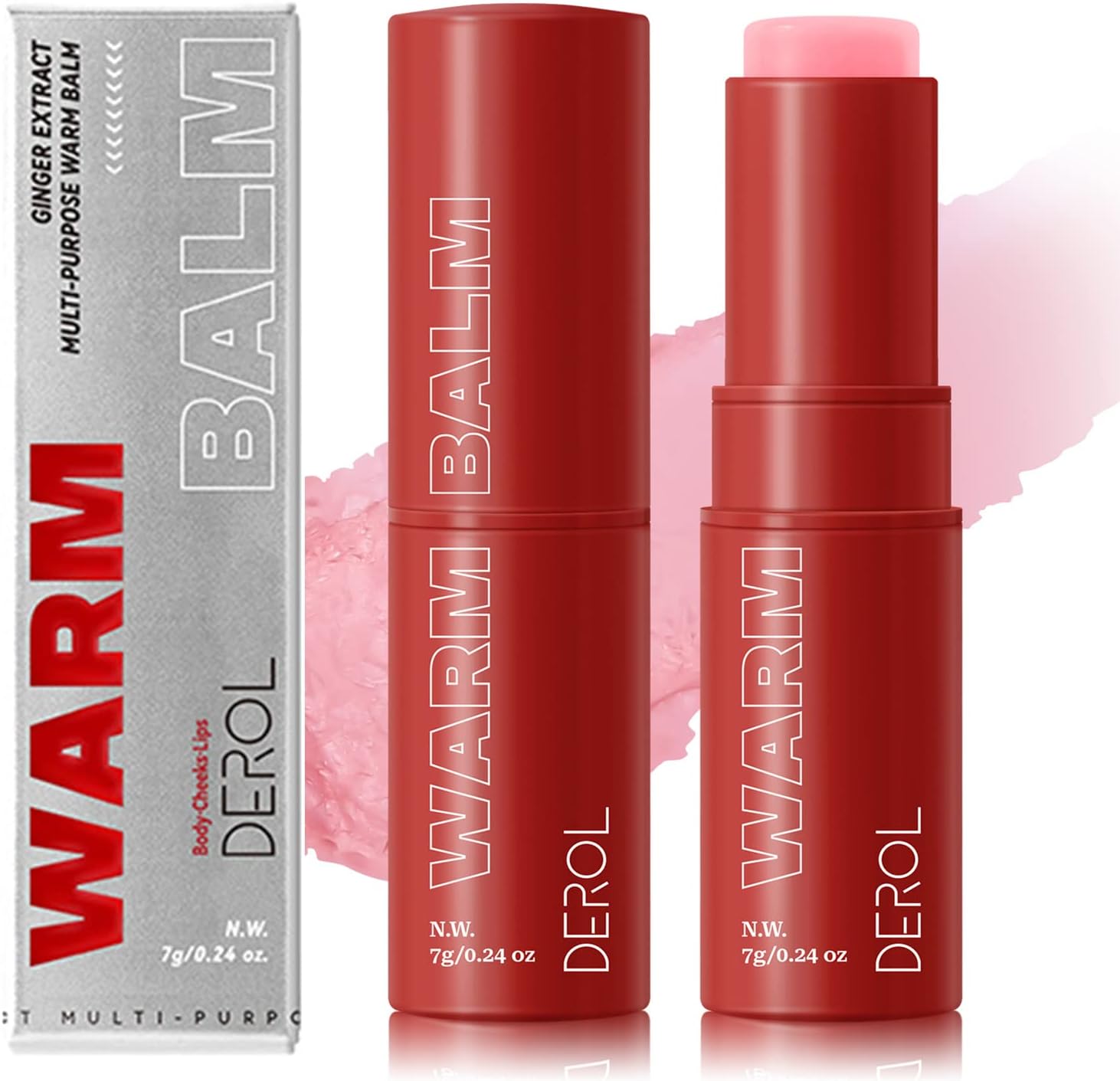 Moisturizing Balm Stick for Diminishing Face,Lip & Eye Wrinkles,Hydrating Moisturizing Stick,multi balm,wrinkle multi bounce balm,wrinkle balm stick, 0.25Oz (01) (04)