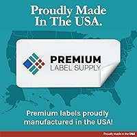 Vista 7 de Premium Label Supply Etiquetas adhesivas ovaladas blancas – 2.5 x 1.5 pulgadas ovaladas – Compatible con láser/inyección de tinta – (18 por hoja)