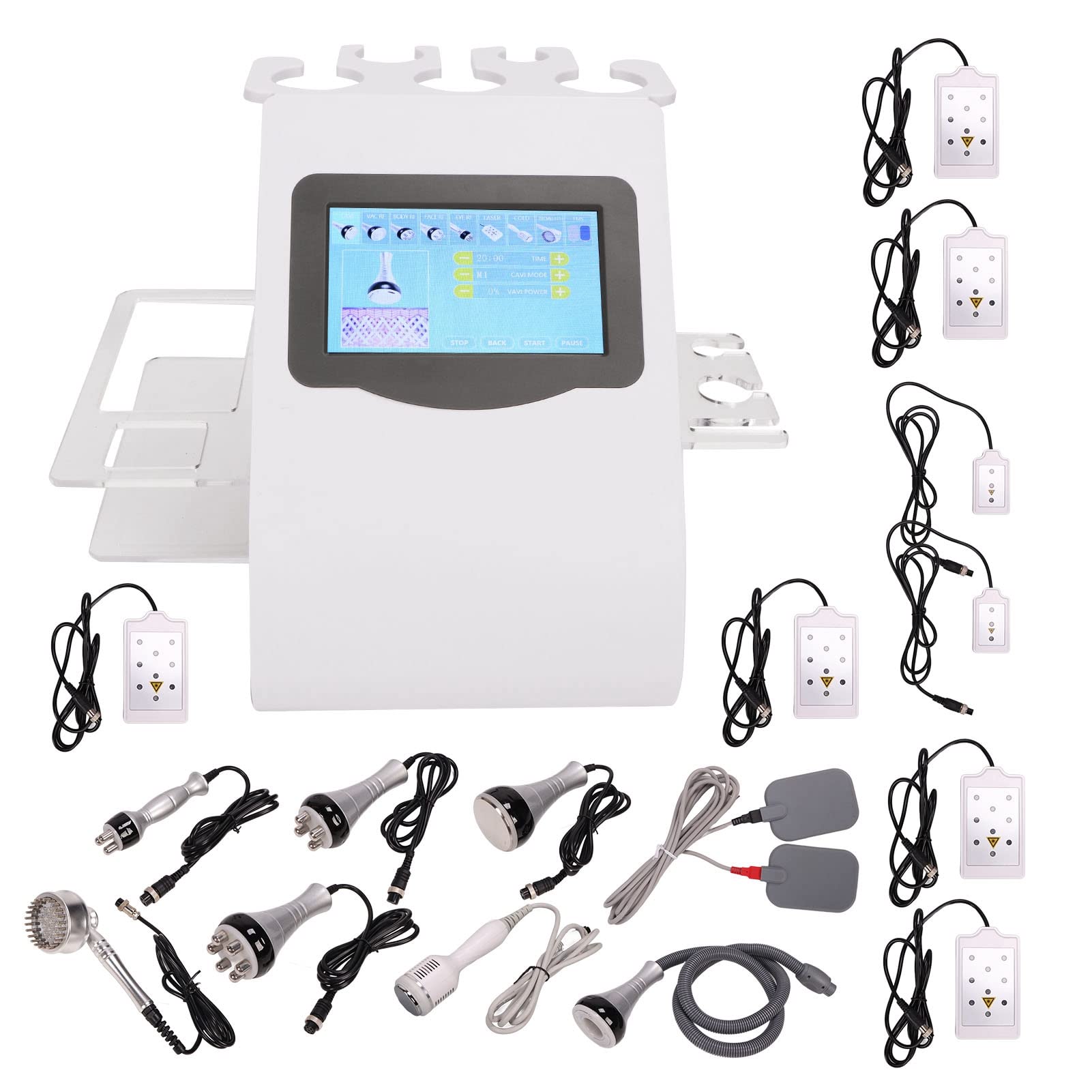 Máquina de Vacío Corporal, Dispositivo de Cavitación de Vacío RF 9 en 1 para Brazo (Enchufe europeo)