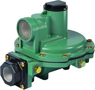 Emerson Fisher R622-DFF Second Stage LP-Gas Regulator, 9-13" W.C., 3/4" NPT, 1.4M BTU/Hr Capacity, UL-Listed