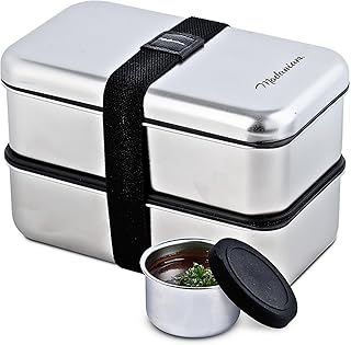 LEAK Proof Stackable Stainless Steel Bento Box Adult |Stainless Steel Lu...