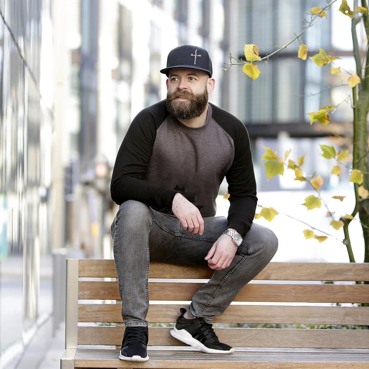 Snapback hat for Men Flat Bill Hats for Men Fitted Baseball Cap Hats - Image 7