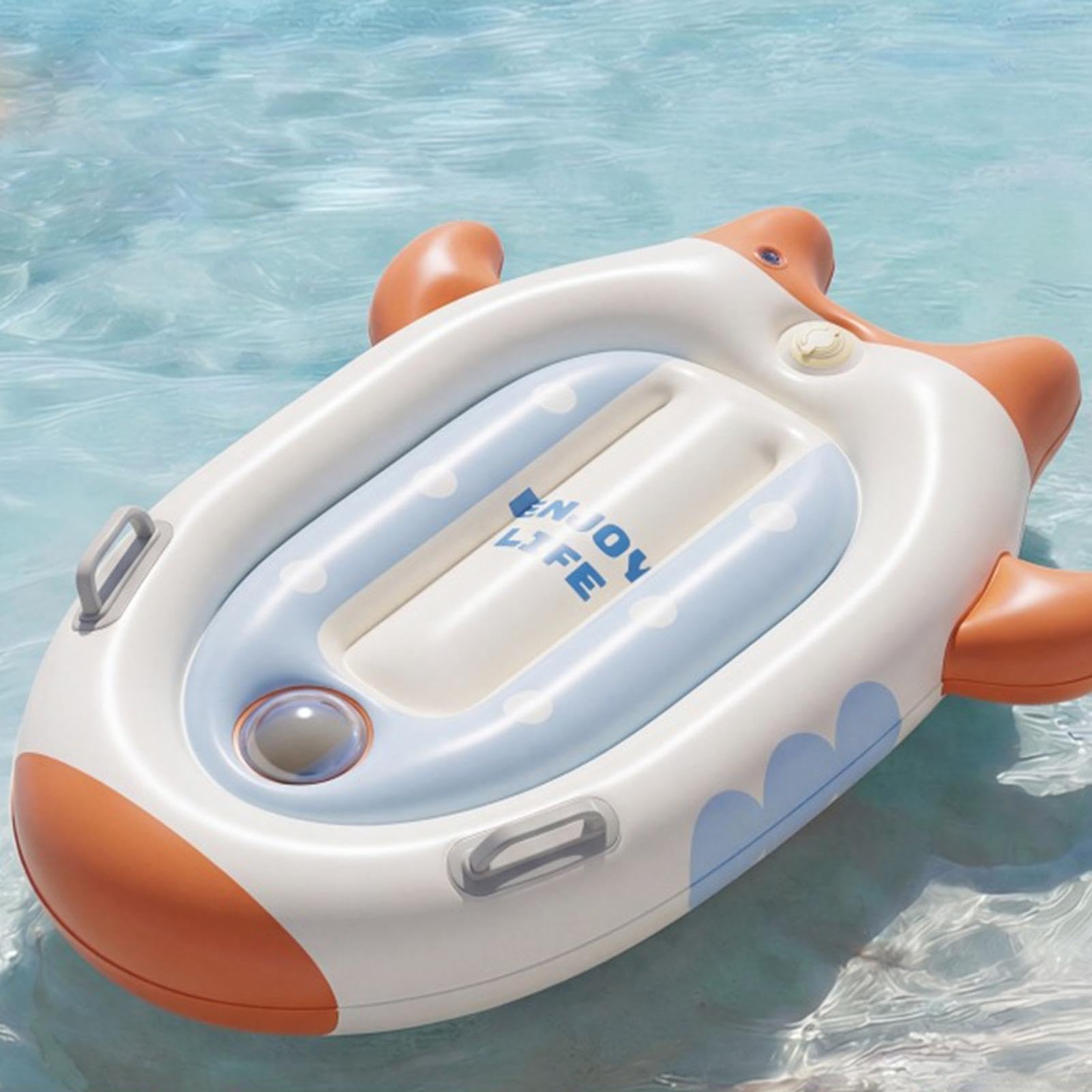 Balsa inflable para niños en la playa de arena, juguete inflable con | Tabla de natación para niños adecuada para agua, arena, surf, surf, swi