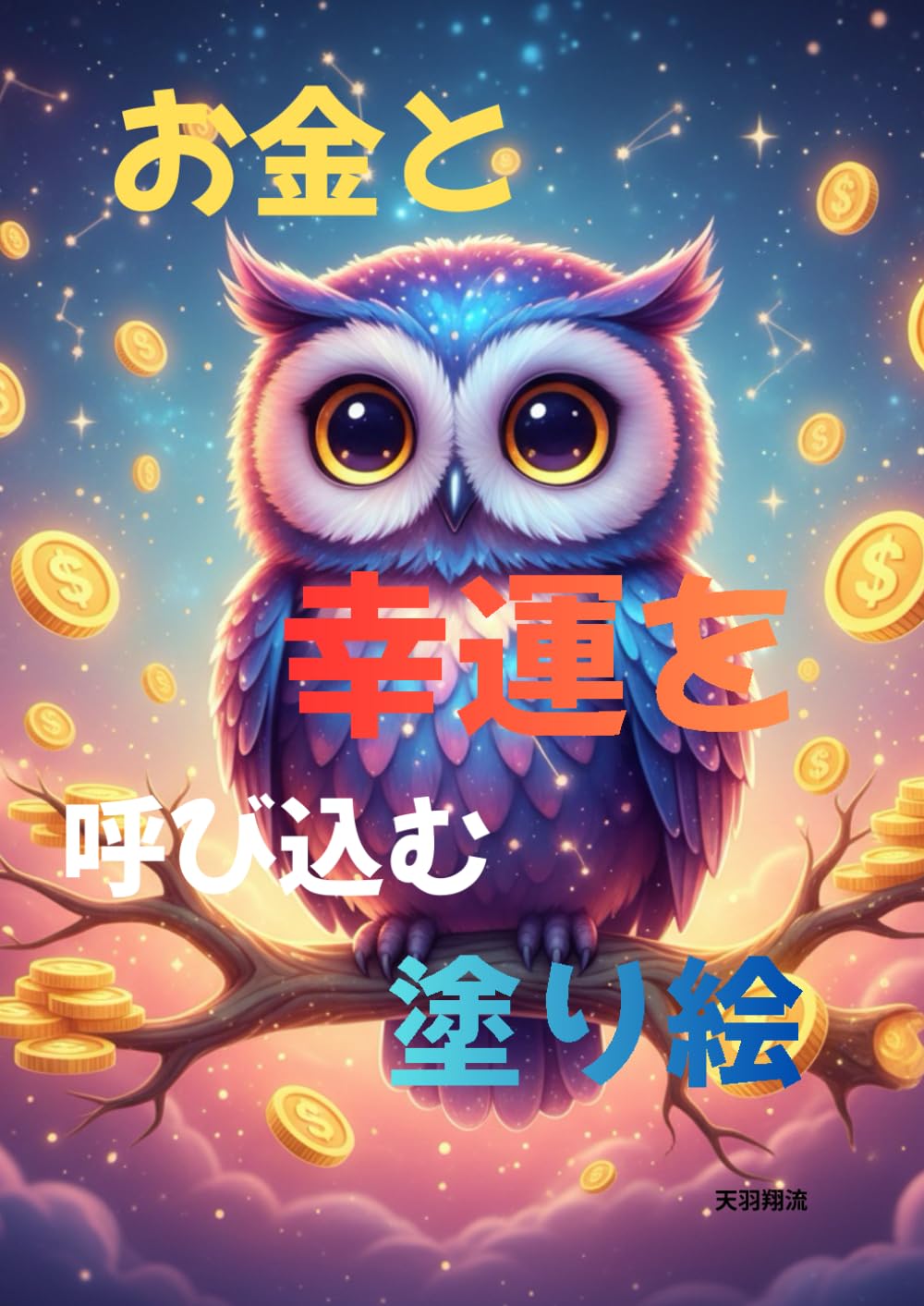 お金と幸運を呼び込む塗り絵