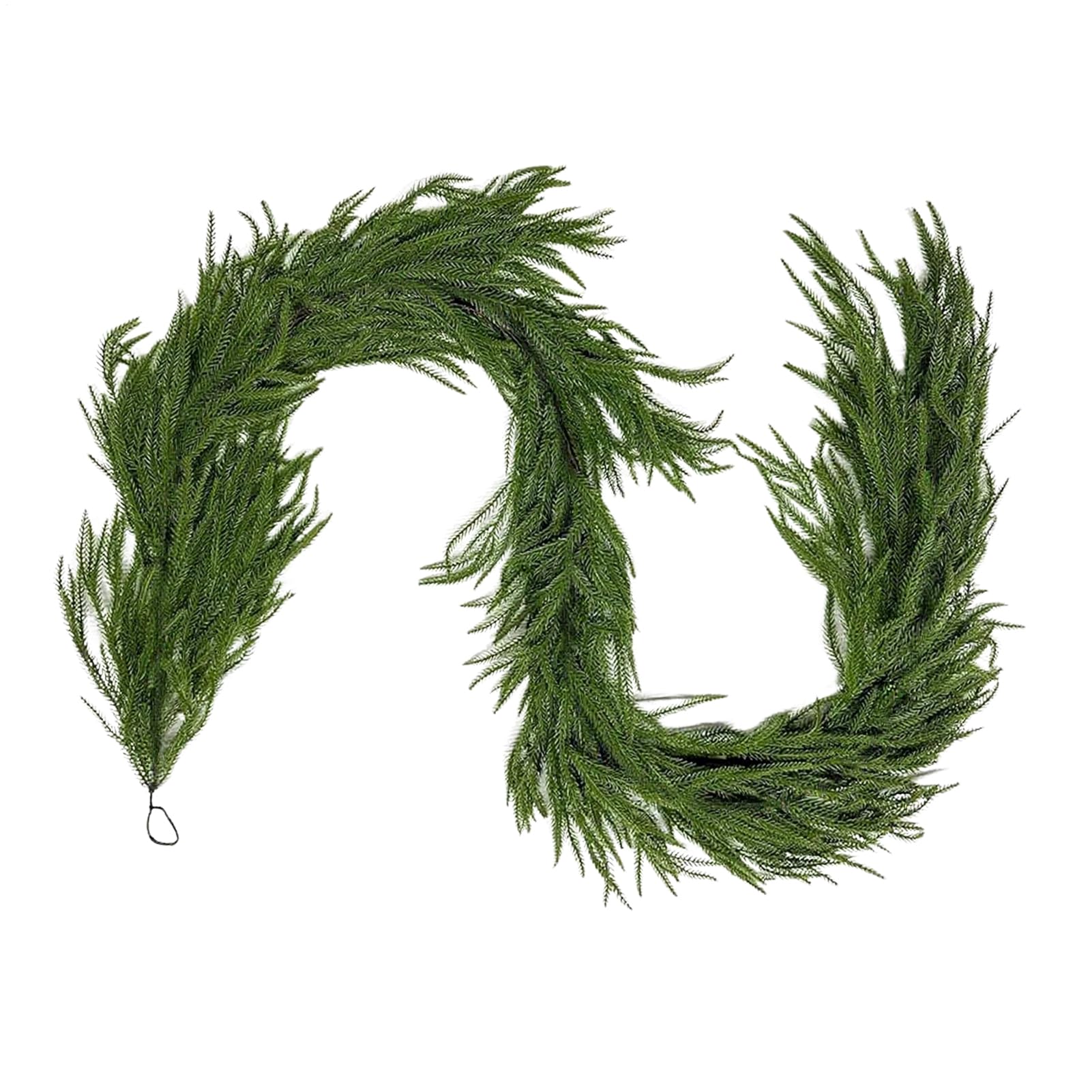 Guirlande de Noël en pin artificiel pour décorer facilement sans perdre d'aiguilles