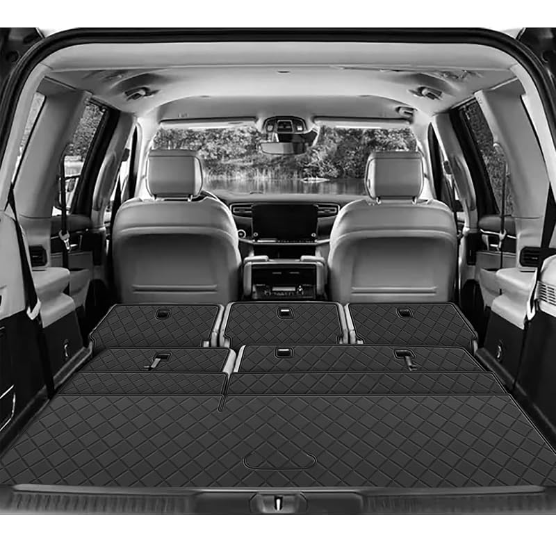 Forro para porta-malas e encostos da 2ª e 3ª fileiras TTX LIGHTING para Jeep Wagoneer 2022–2026, 8 lugares, kit com 2 peças