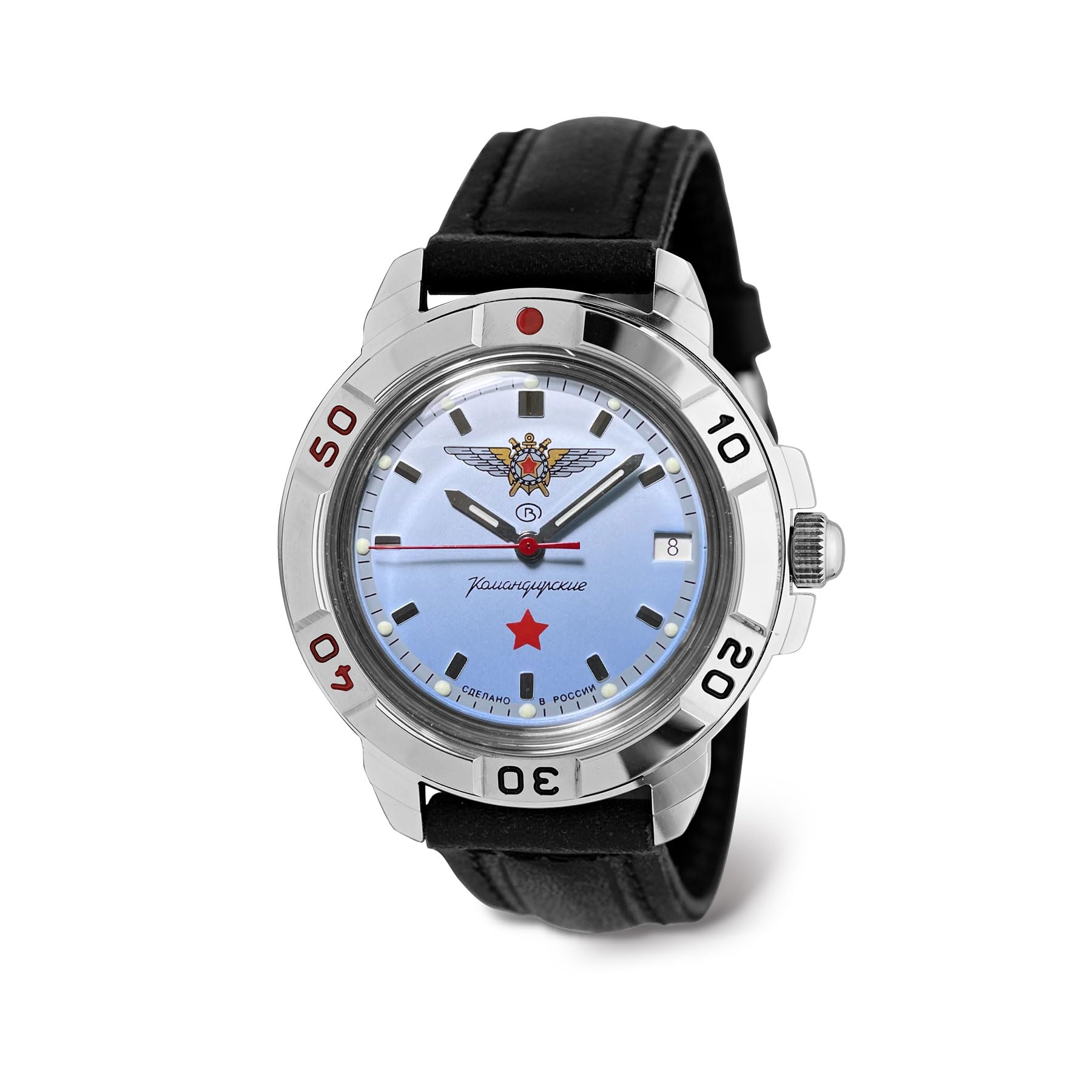 | Komandirskie Air Force Mechanical Hand Wind Wrist Watch | 431290 Leather Band B®