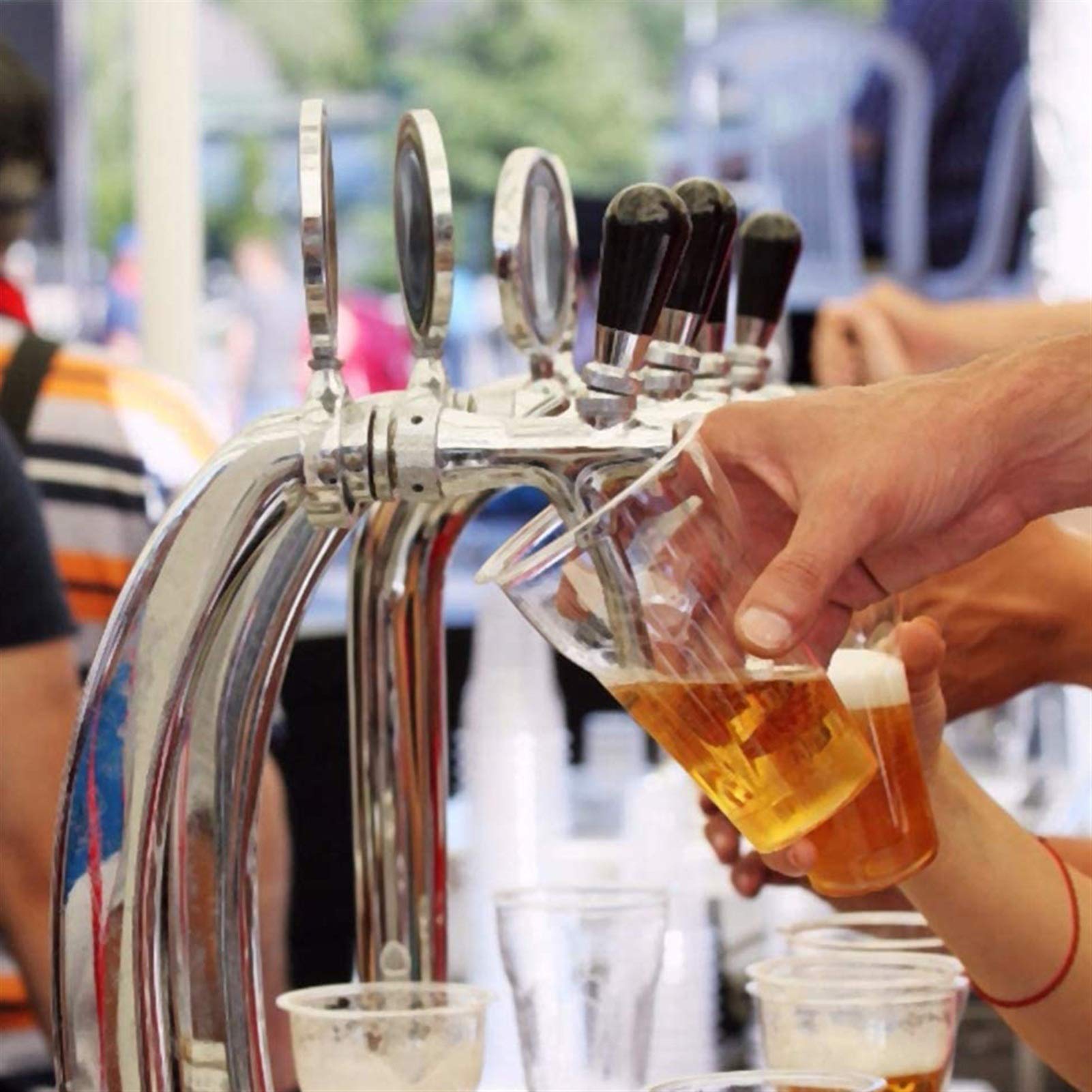 Tocca di birra Nuovo rubinetto di controllo della velocità di rubinetto della birra regolabile con lo strumento di birra della barra della barra della barra della barra di 4 pollici ( Color : Silver )