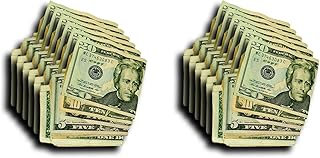 Fake Money Joke Sticker Very Realisitc (12-Pack)