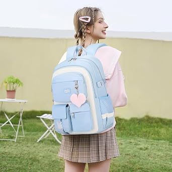 School Backpack For Student Women College Middle High Teen Girls Bookbag Waterproof Laptop Bag
