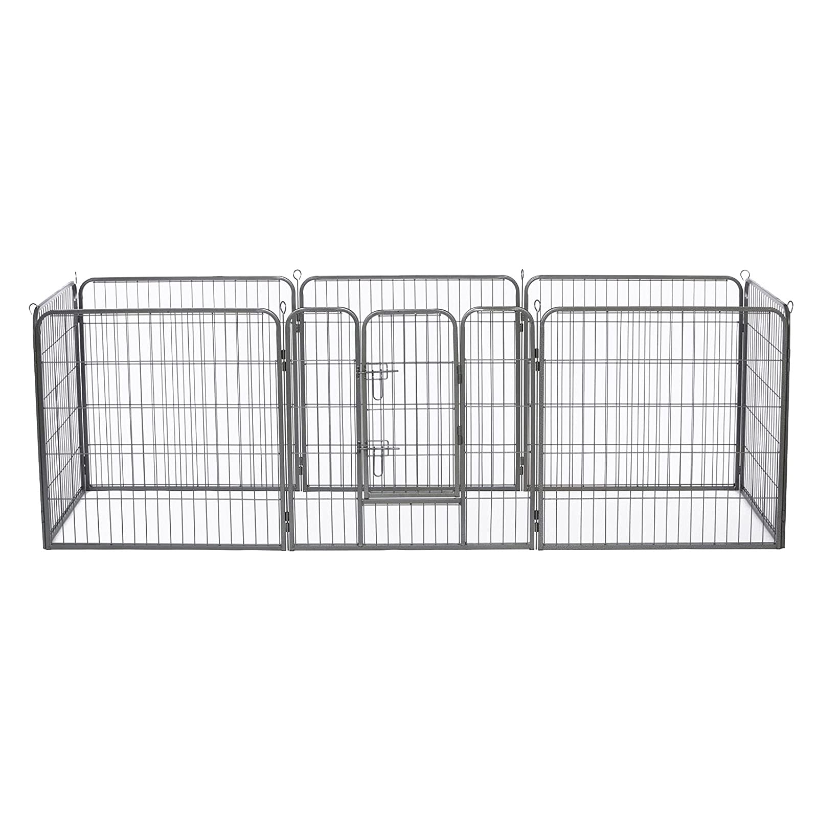 lionto Recinzione Stabile per Cani Cuccioli Recinto Robusta del Reticolo, (S) 80x60 cm