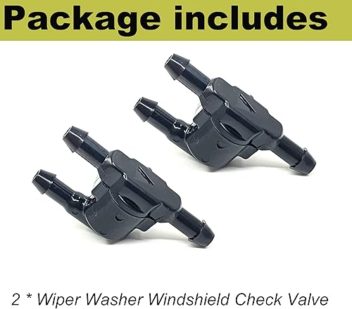 Miniatura 6 de Reemplazo de la válvula de retención del parabrisas del limpiaparabrisas para Toyota, Scion, Lexus- OEM 85321-28020 Negro