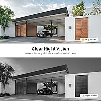 Vista 6 de Timbre de video inteligente inalámbrico con timbre, detección humana AI, audio de 2 vías, vista en vivo HD, visión nocturna, almacenamiento