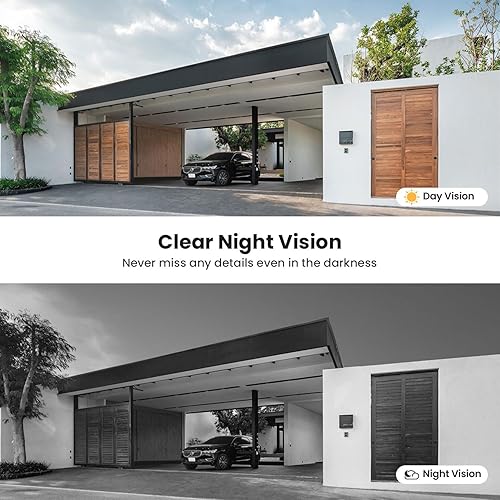 Miniatura 6 de Timbre de video inteligente inalámbrico con timbre, detección humana AI, audio de 2 vías, vista en vivo HD, visión nocturna, almacenamiento