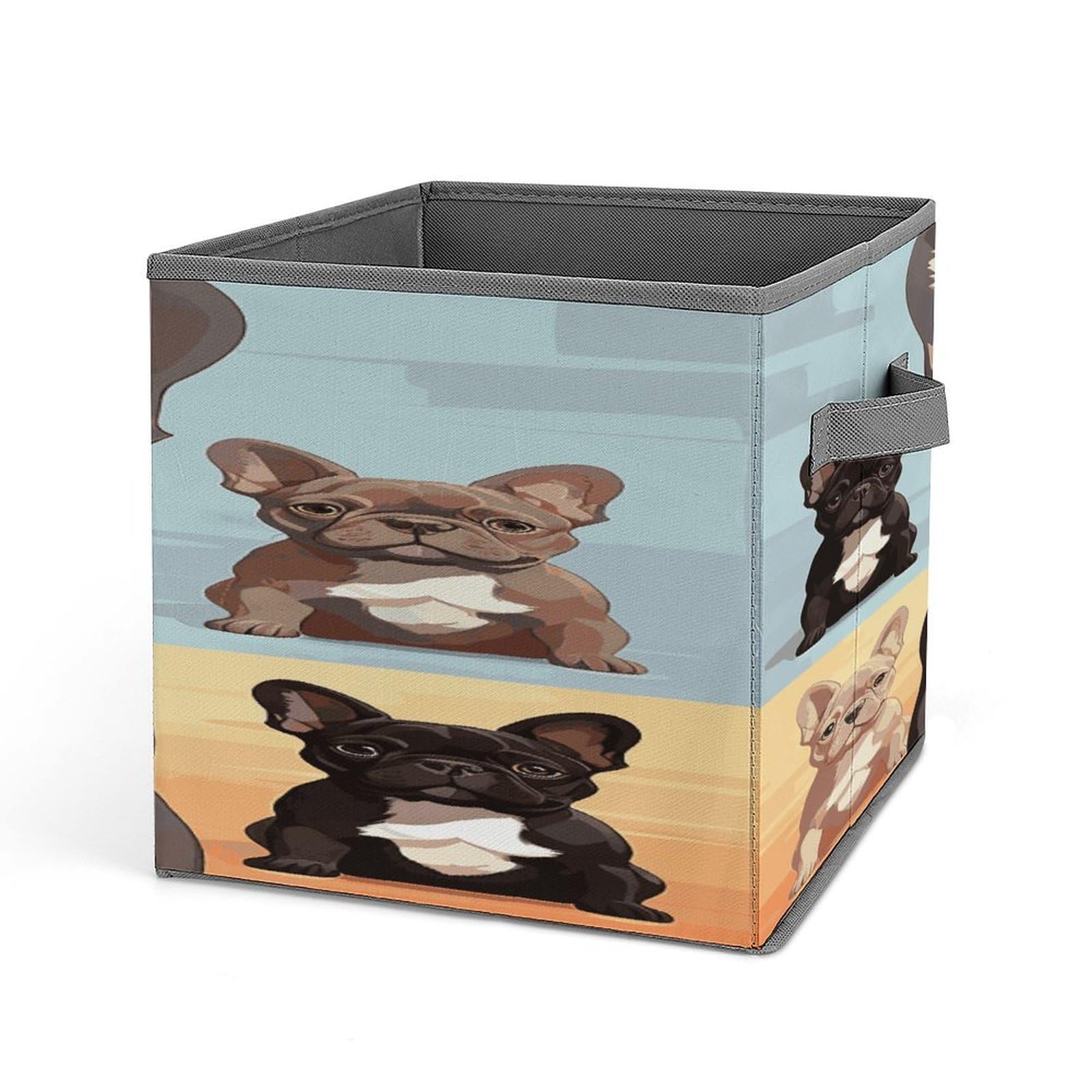 Fekiloot Style French Bulldog Dog Cute Storage Bins Storage Baskets