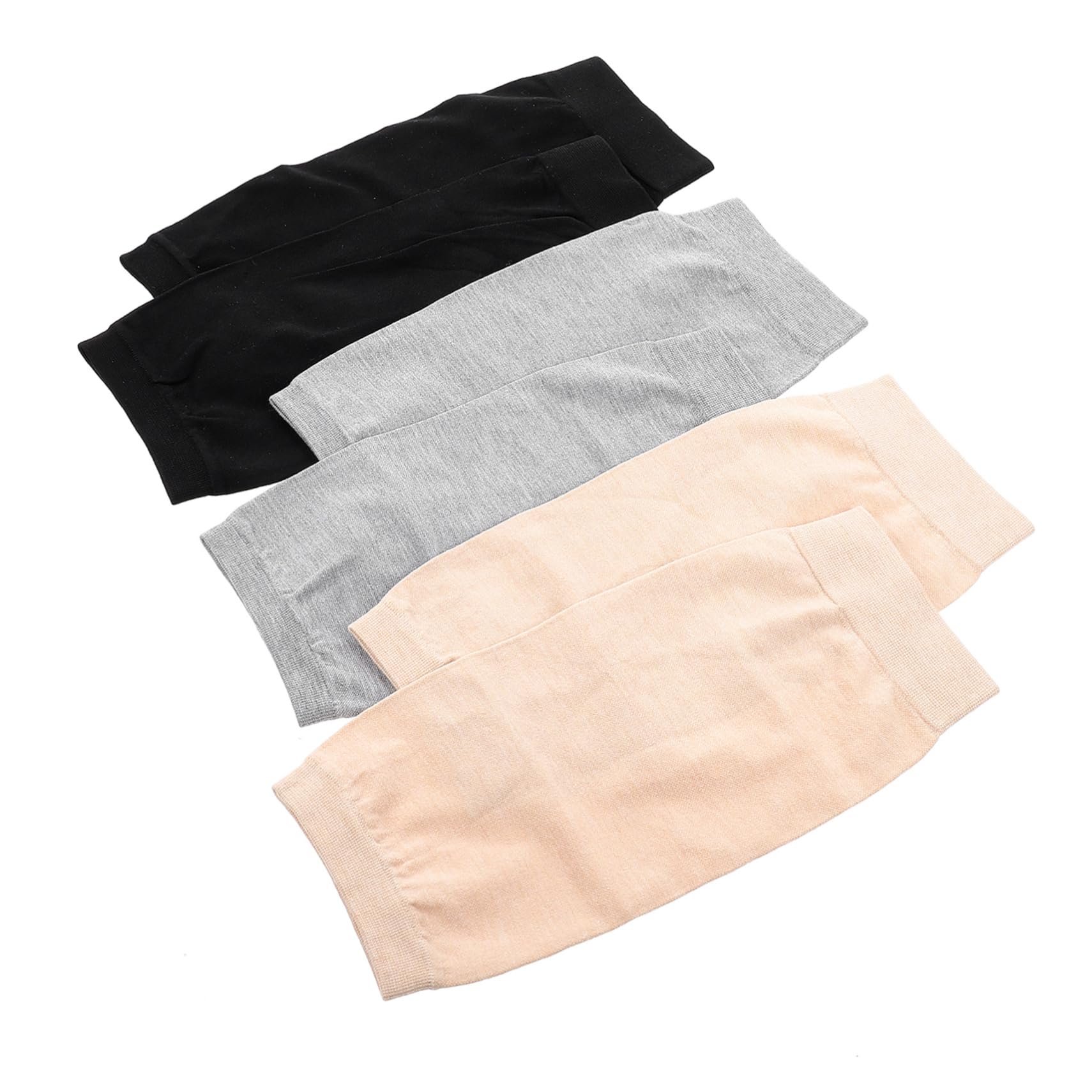 GOOHOCHY 3 Pairs Elbow Guards Elastic Breathable Covers for Comfort and Protection for Sports and Daily Activities Includes Skin Tone and Options