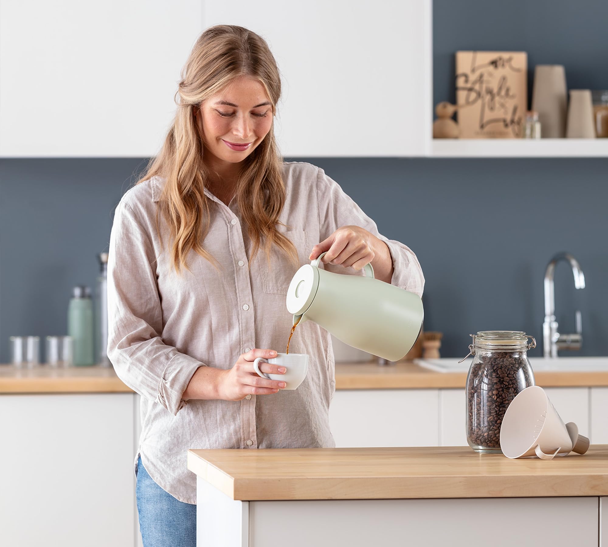 Hanseküche Wasserkessel, 2,3 L, für Induktion und Gas