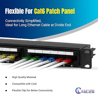 Cat6 RJ45 Connector Ends (50 Pack) Unshielded Gold-Plated Modular Plugs for Cat6/Cat5e Ethernet Cable | Crimp Connectors for Solid & Stranded UTP Network Cable (Yellow)
