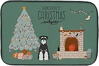 Vista 366 de Caroline's Treasures CK7824DDM - Tapete absorbente para secado de platos con diseño de bulldog inglés, rojo y blanco, para encimera de cocina, 14 x