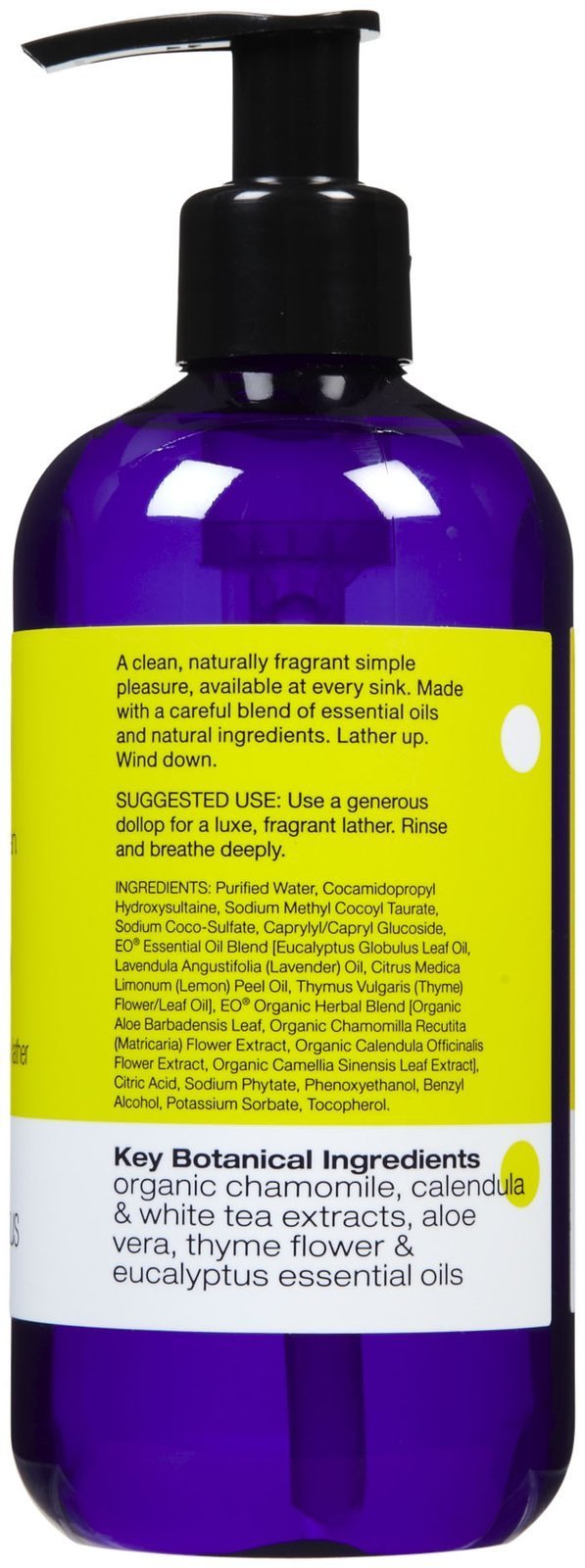 EO Products Liquid Hand Soap - Lemon & Eucalyptus - 12 oz