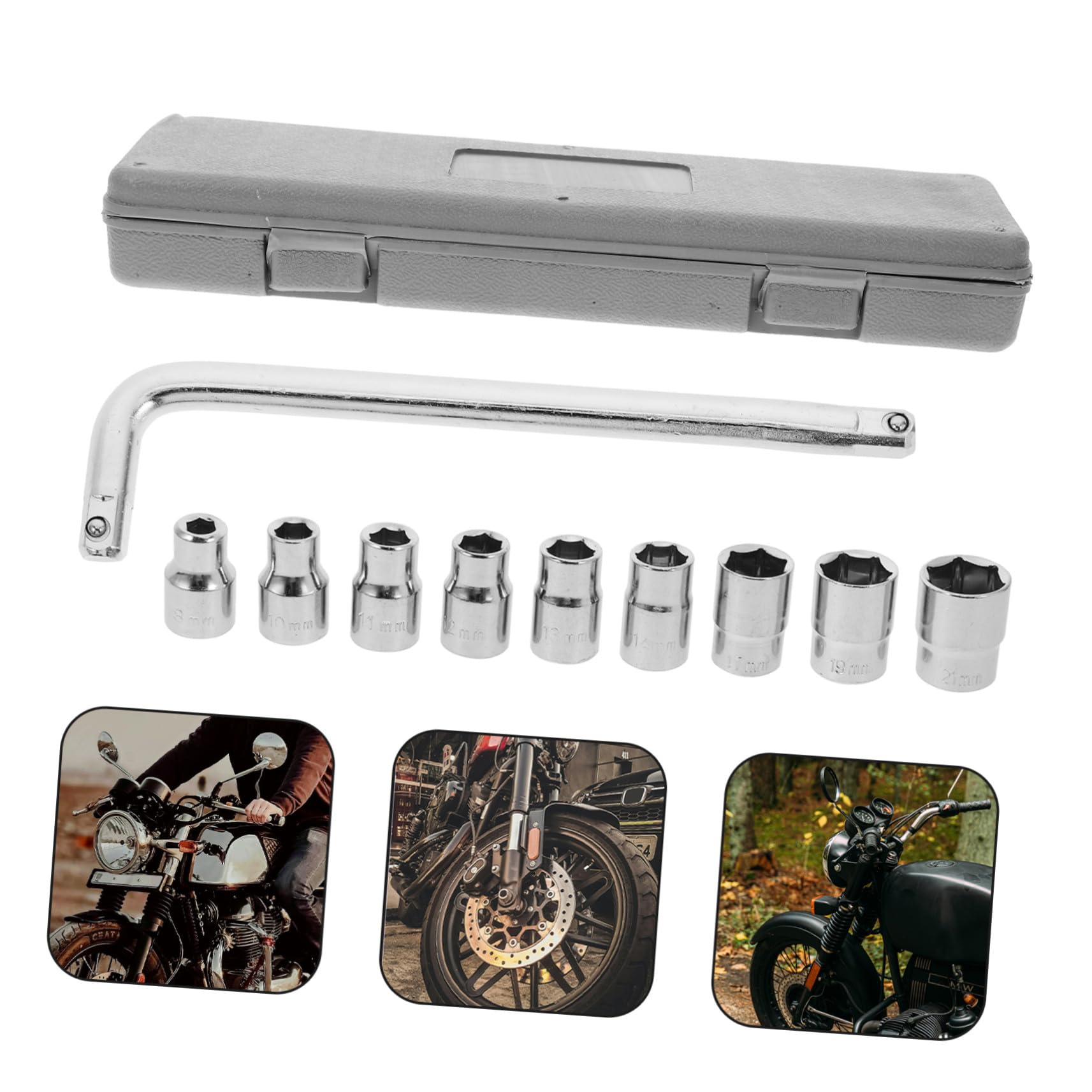Auto Reparatur Werkzeug Set Stecknuss Satz mit Tragbarem Koffer Vielseitig für Motorrad Fahrrad Möbel Reparaturen Geeignet Mechaniker Werkzeug Komplettset