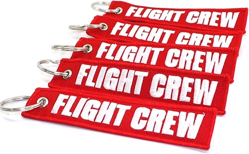 Miniatura 4 de Rotary13B1 FLIGHT CREW - RojoBlanco - 5pcs Llaveros, Rojo -