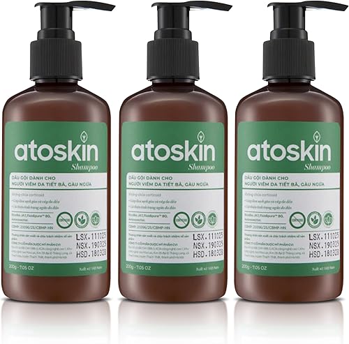 Miniatura 11 de Champú Atoskin (paquete de 2) – para dermatitis seborreica – Ayuda a reducir la grasa y mejorar la comodidad del cuero cabelludo (13.6 oz) 2