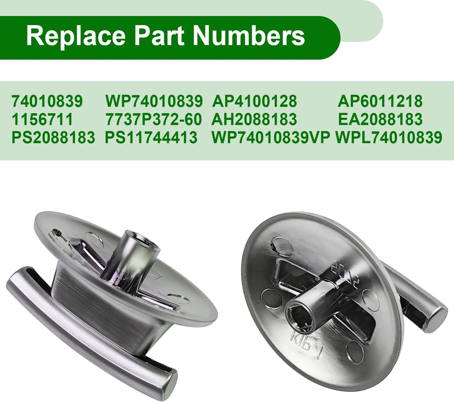4 Pack 74010839 Upgraded Surface Burner Knob Replacement for Jenn Air Stove/Range JED8430BDB18/JED8430BDB/-Replaces WP74010839,7737P372-60,AP4100128,PS2088183,Compatible with Whirlpool Maytag