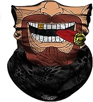 Vista 82 de Obacle - Tapabocas con cuello polar y de estilo de pañuelo contra el polvo y el sol para hombre y mujer