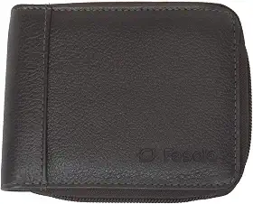 Carteira em Couro Masculina, Fasolo, Preto