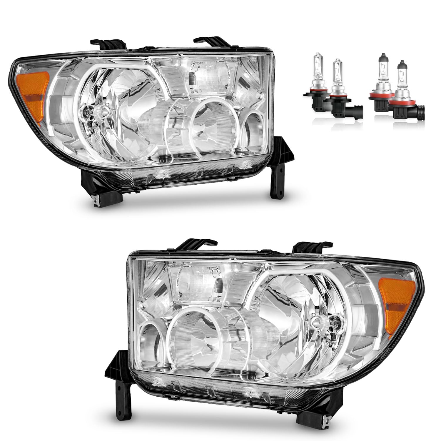 KarSpareHub Headlights for Tundra and Sequoia