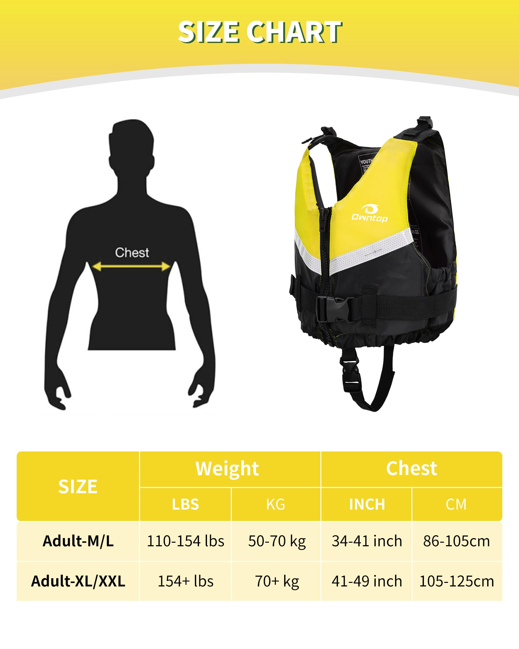 Giubbotto Galleggiante Unisex Regolabile con Cinturino Sottogamba per Kayak Pesca Sport Acquatici