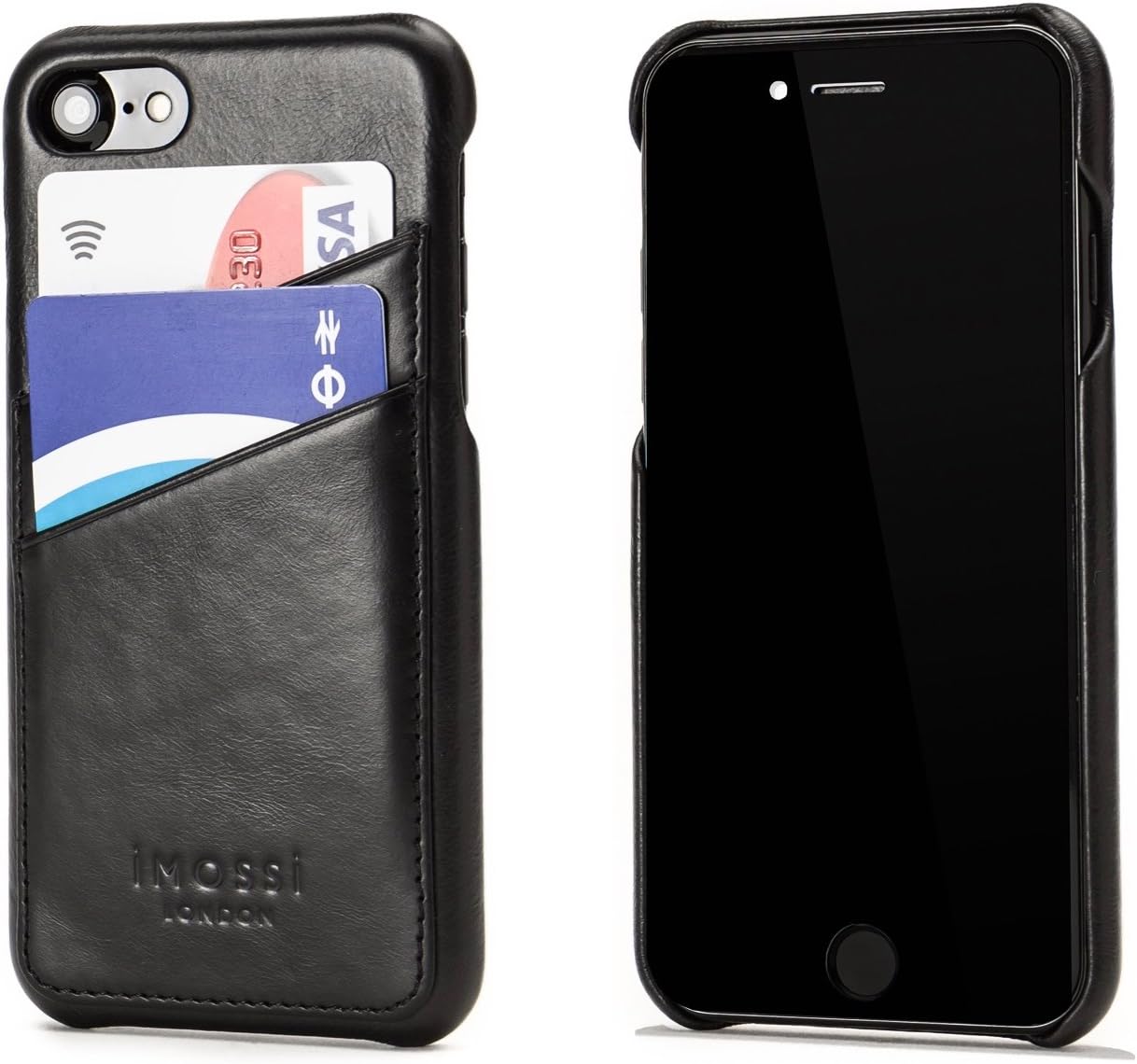 Apple iPhone 7 Leather Phone Case Black