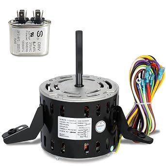 60L21 Furnace Blower Motor Replacement for Lennox 60L21, 60L2101, 29W71, 21W85 1/3 HP 115V 1075 RPM Furnace Motor Compatible with Armstrong, Ducane, Allied, Concord, US Motors K55HXHFZ-8638