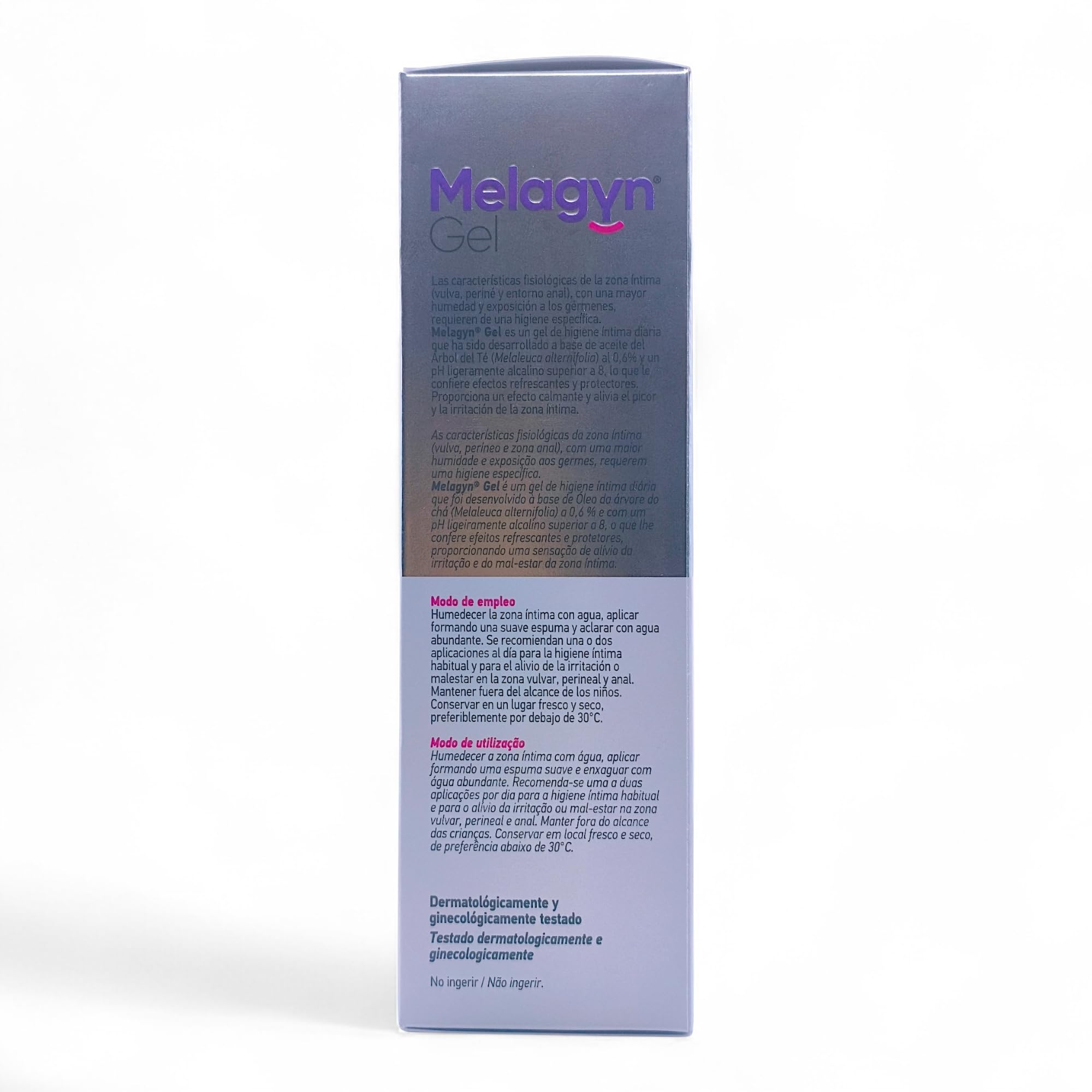 Gynea Melagyn Gel Íntimo Calmante 200ml - Con Aceite de Árbol de Té - Para la Higiene y Protección Íntima Diaria — view 4