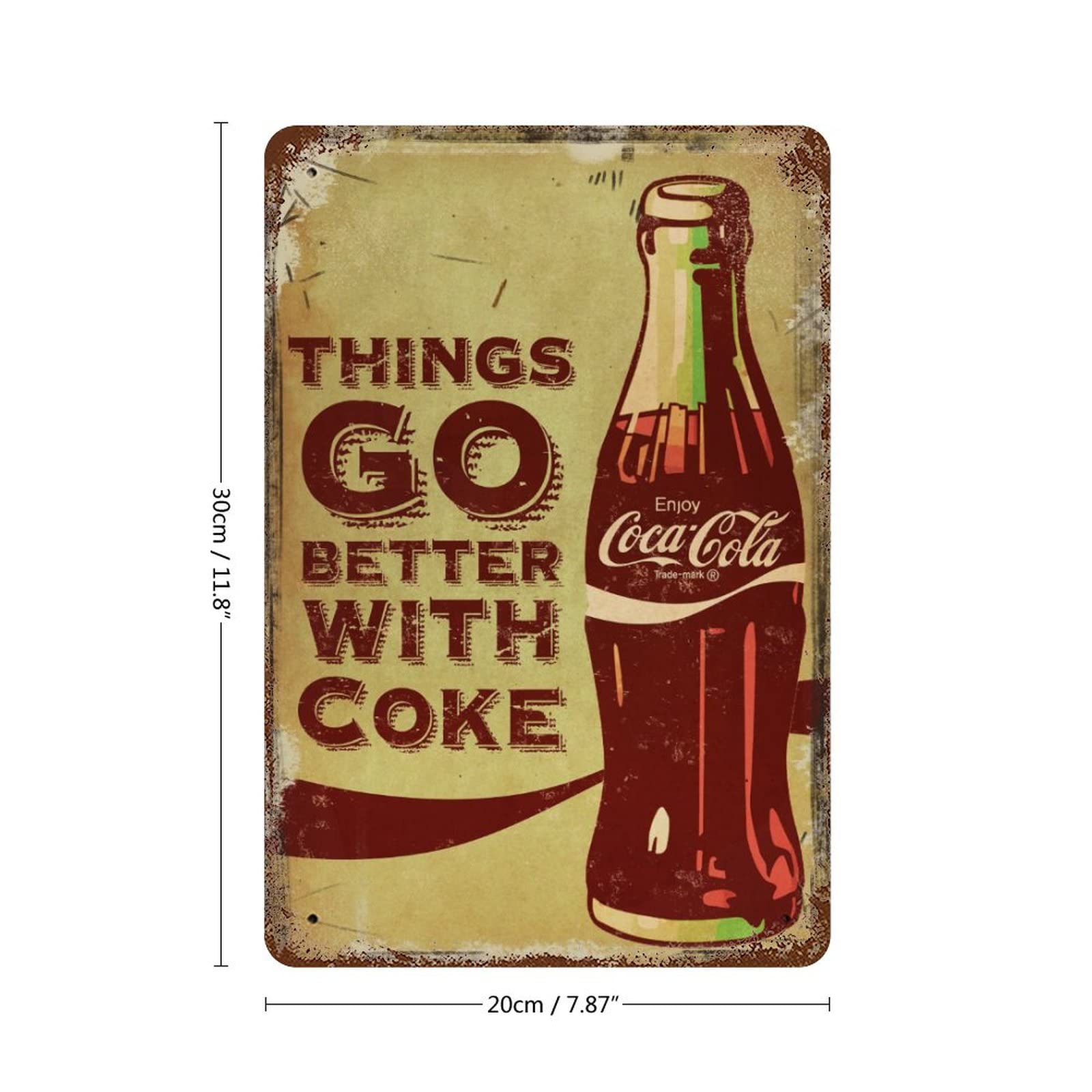 Cartel De Metal Vintage 'I See The Moon' - Decoración Retro Para Hogar Y Exteriores