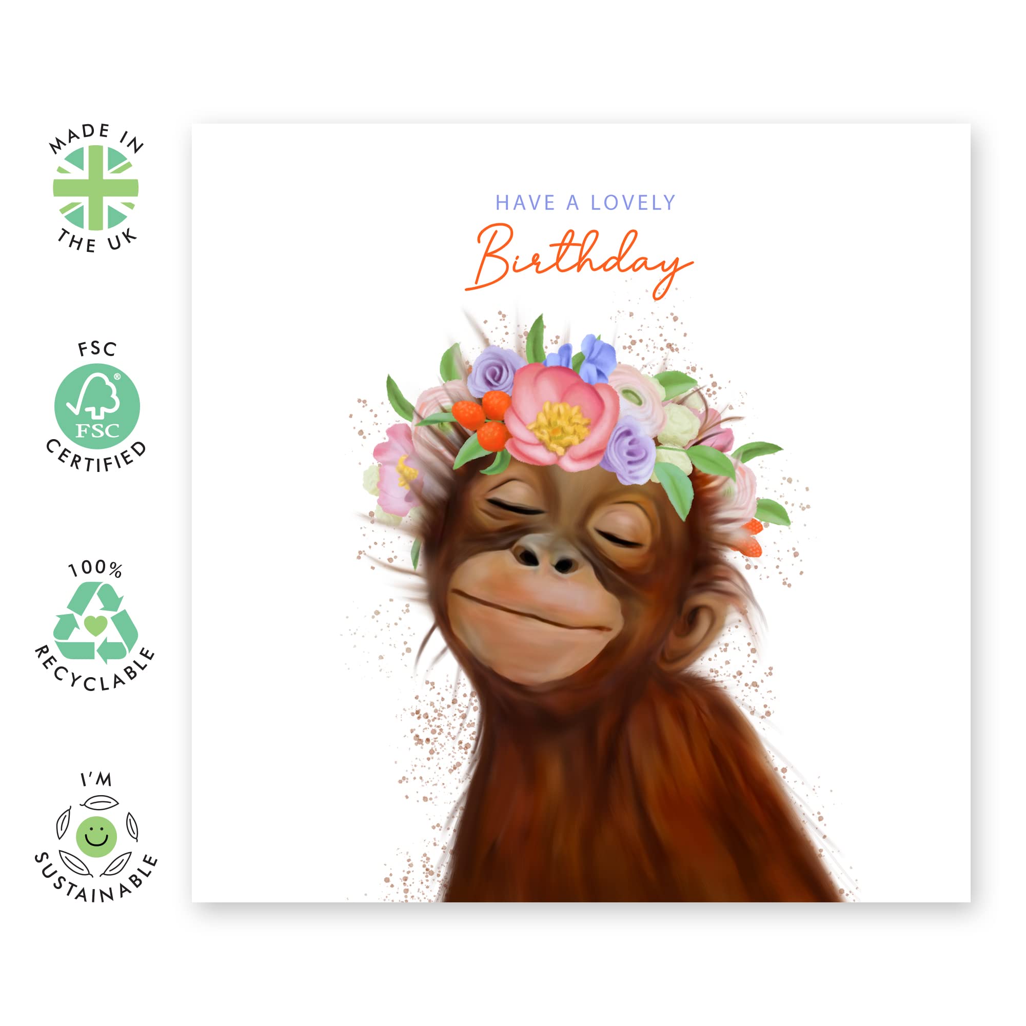 Biglietto Di Compleanno Divertente Per Nipote – Scimmia Con Frase 'Nothing You Can Do About It', Da Zio E Zia