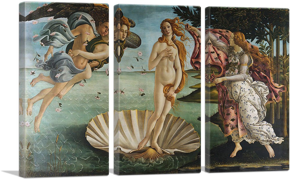 Amazon.com: ARTCANVAS The Birth of Venus 1485 Canvas Art Print