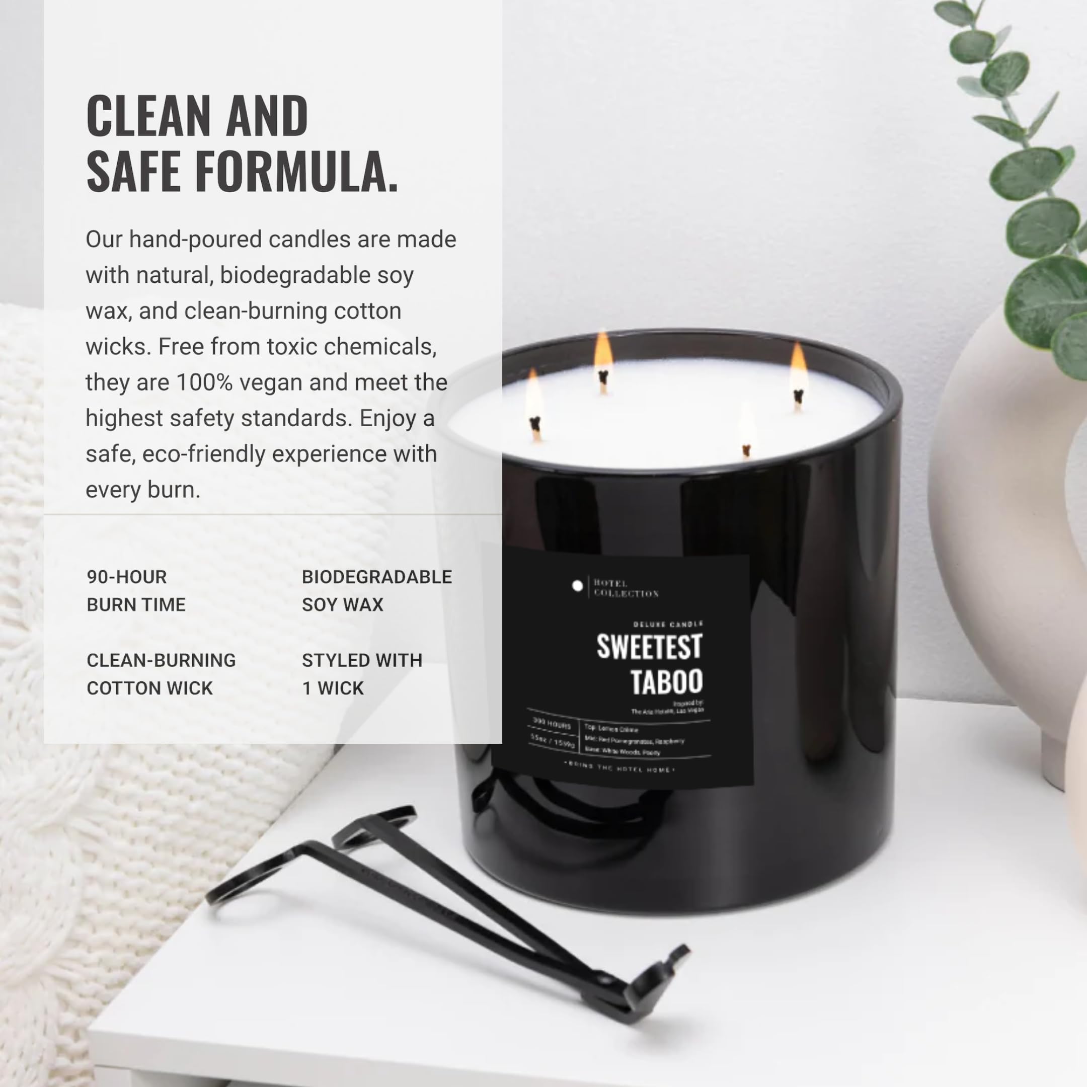 Amazon.com: Black Velvet Scented Candle 55oz - Inspired by Luxury