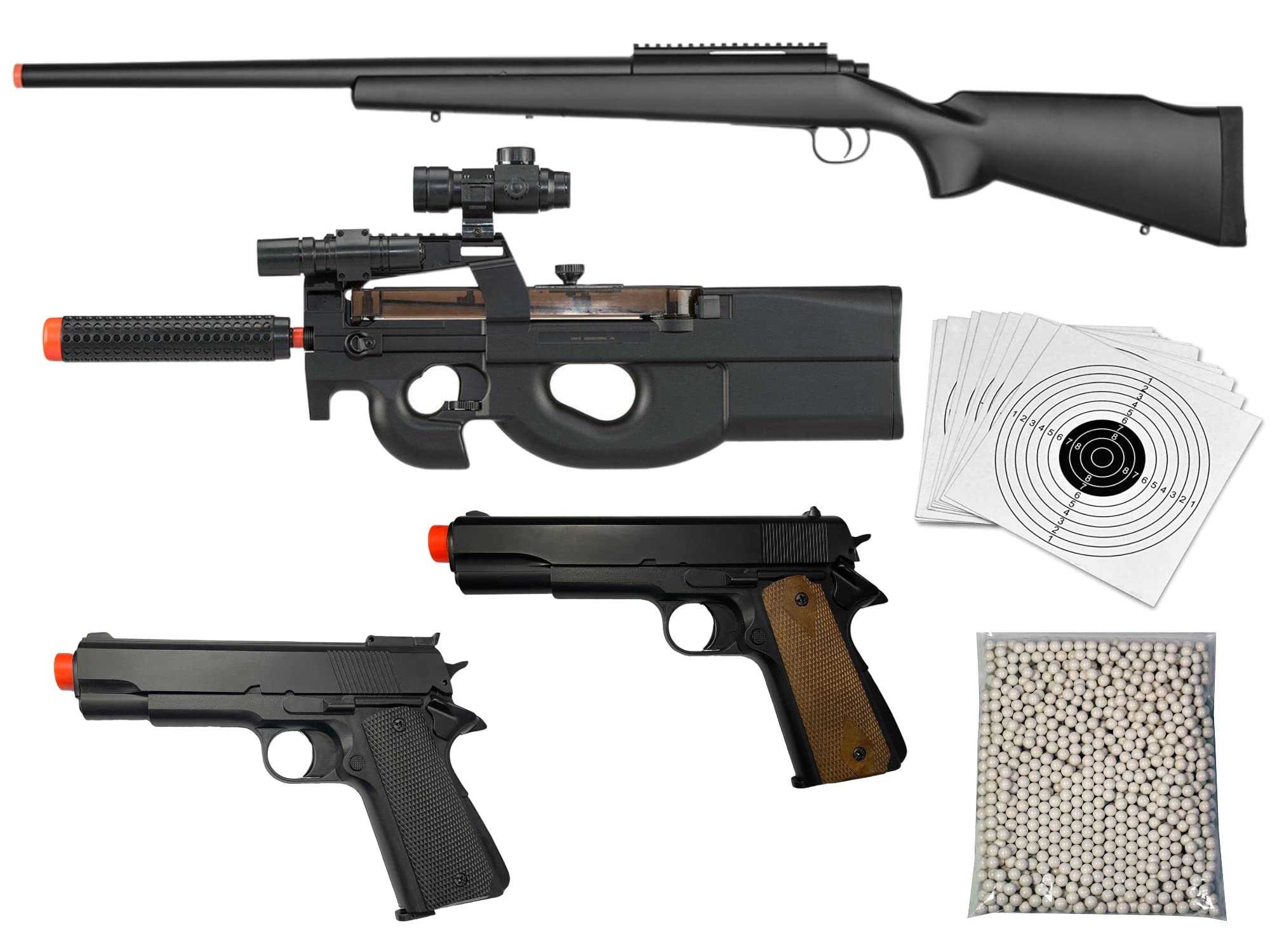 Buy TRIMEX Sniper Airsoft , Electric, 2 Pistol Powered SemiAuto Non