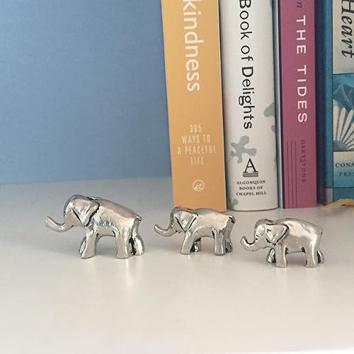 Miniatura 3 de Basic Spirit Figuras en miniatura de peltre de elefante, estatua de buena suerte, regalo
