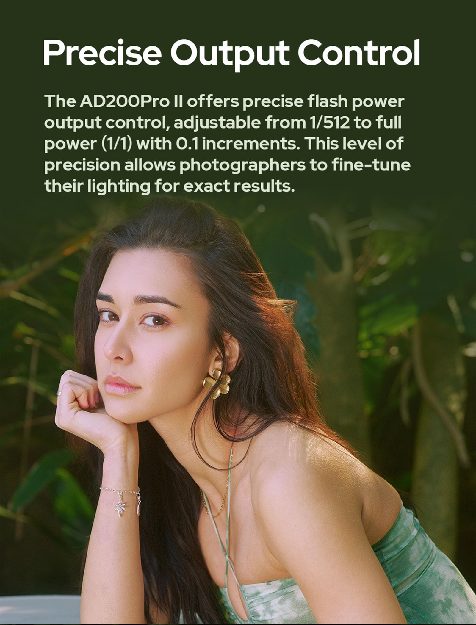 Godox AD200Pro II, One-Tap Sync X3, Têtes Flash Optimisées, LED Modélisation BiColor, Indicateur Groupe Couleur, Puissance 1/512 à 1/1