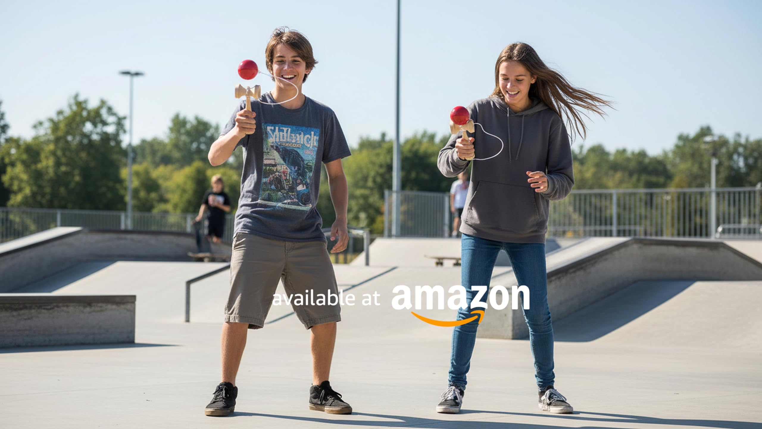 Aquamarine Games CP019 Kendama Community, czerwony, 18,5 x 7,5 x 5,7 cm