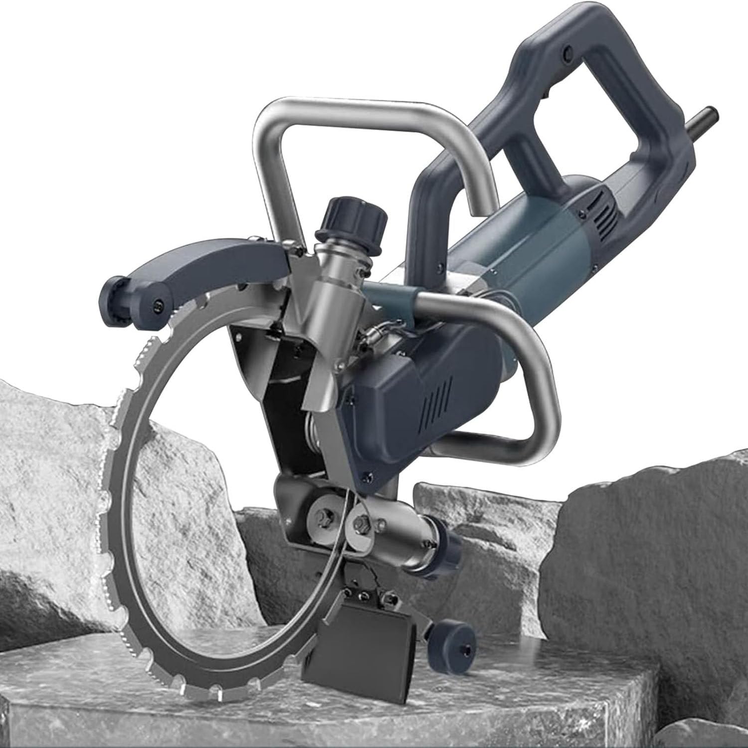 Ranuradora eléctrica de pared, máquina de corte de hormigón de 270 mm, sierra de ranurado de mano de 8800 W para cortar ranuras en ladrillo y piedra