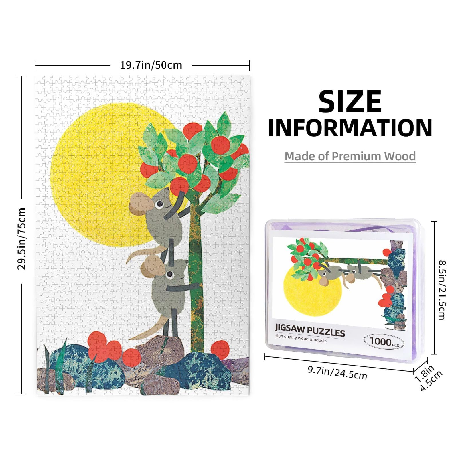 Amazon.co.jp: 1000ピース ジグソーパズル レオ レオニ 絵本 50*75cm
