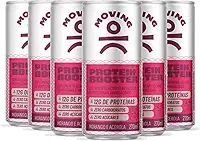 Kit 6 Refrigerante Proteico MOVING Morango e Acerola 270ml