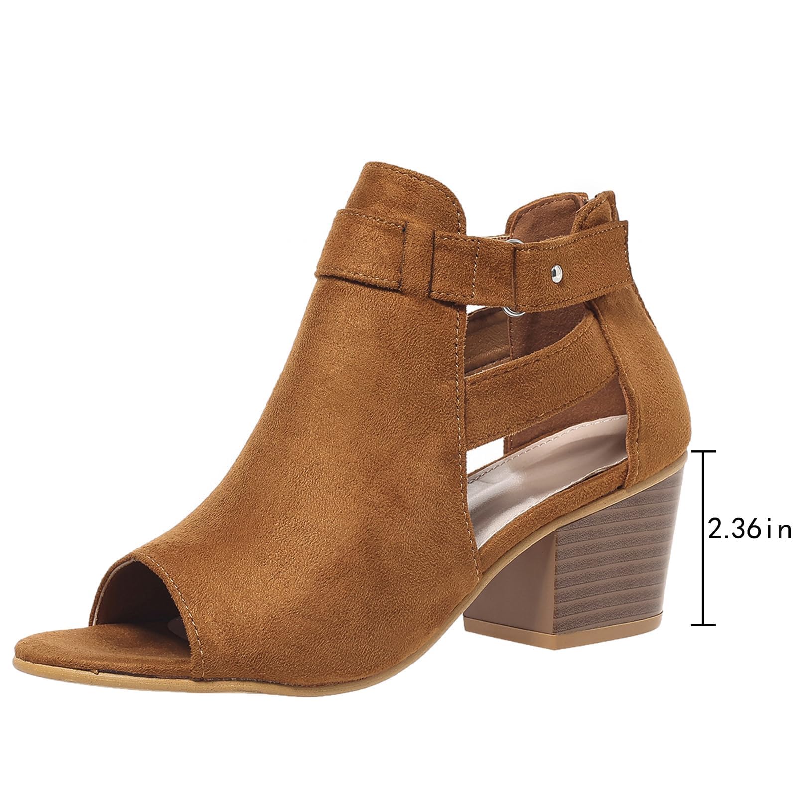 Générique Sandales Femme Bottines Pour Femmes Vintage Cowboy Bottes Bottines Chaudes Imperméable Confortable Sans Lacet Chaussures D'hiver En Plein Air Bottes Femme Mi-hautes Travail Bottes