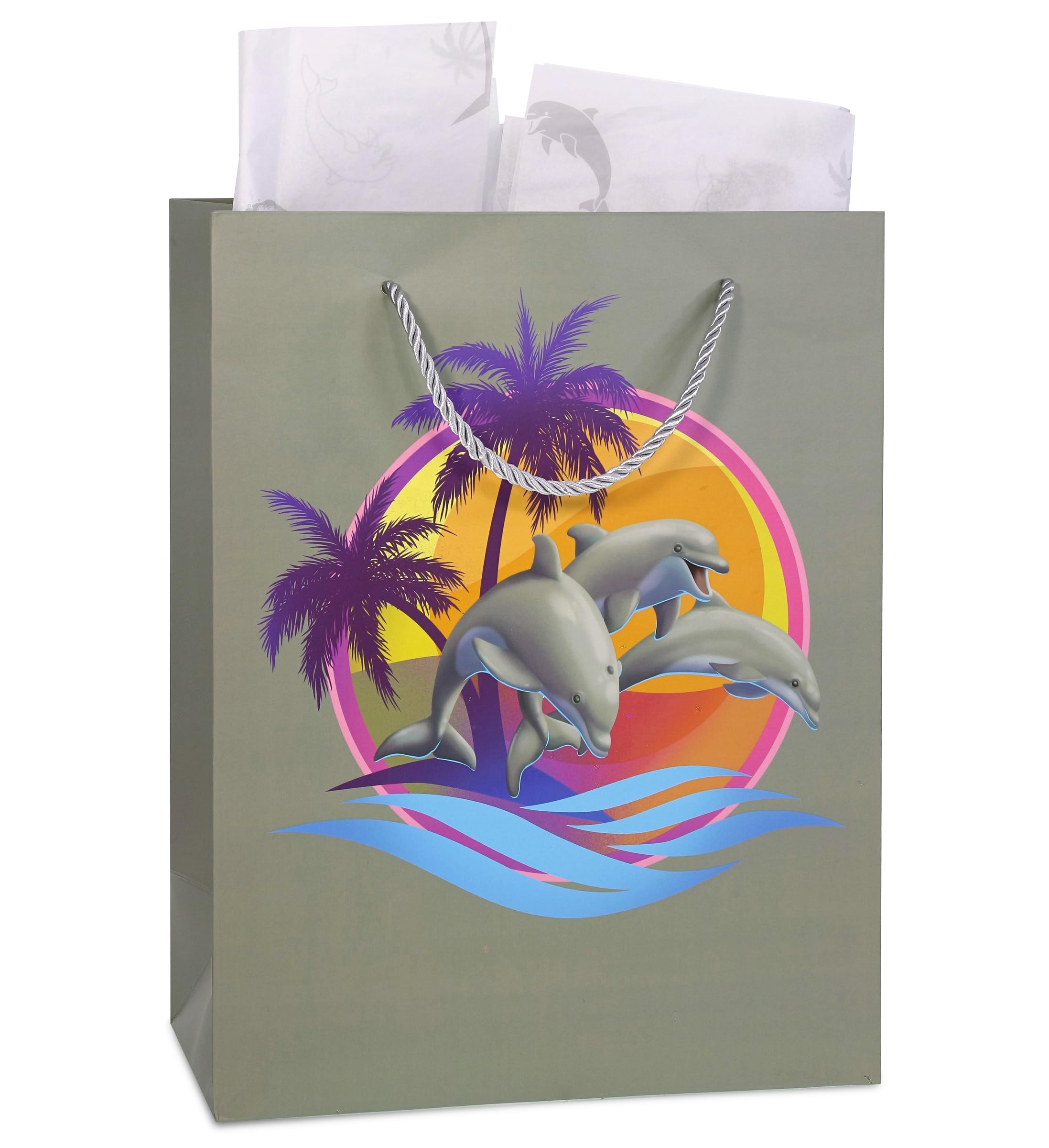 DolliBu Alien Large Gift YPF5 Bag With Tissue Paper - Space Alien...
